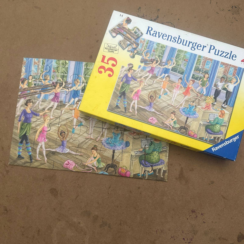 Ravensburger Jigsaw Puzzle 4+ Ballet Lesson 087792 35 Pieces COMPLETE